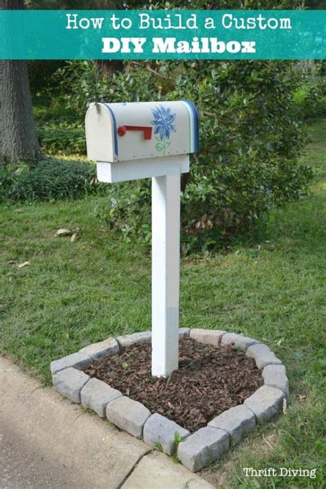 metal house mailbox makeover|build your own mailbox.